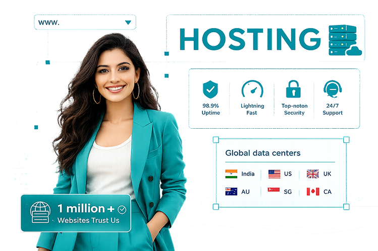 hosting illustration